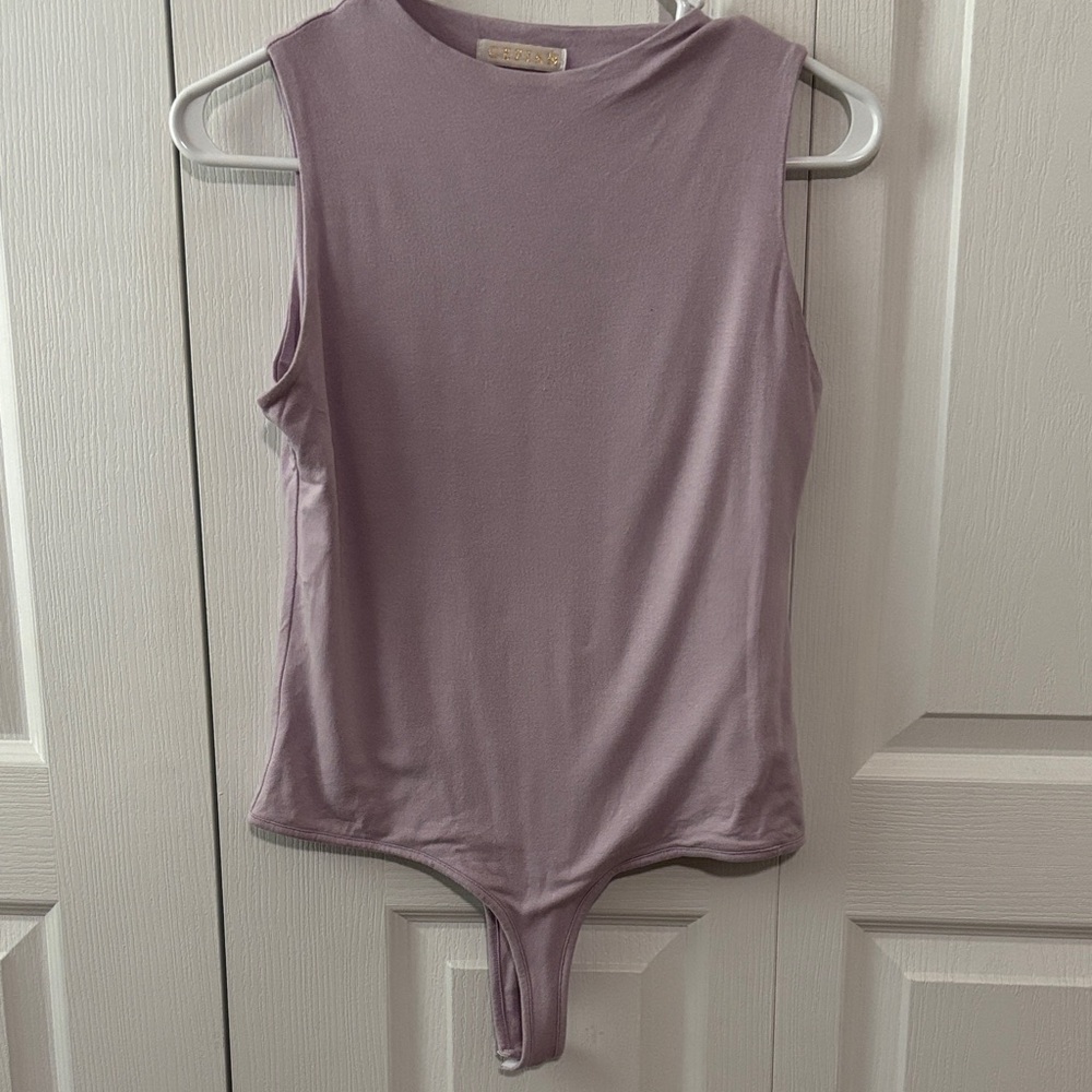 CEFIAN brand, Women's Lavender Bodysuit. Large.